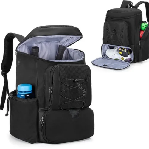 Unyqoos® Ruime en Multifunctionele Pickleball Rugzak met Schoenenvak en Hekhaak voor Sportliefhebbers