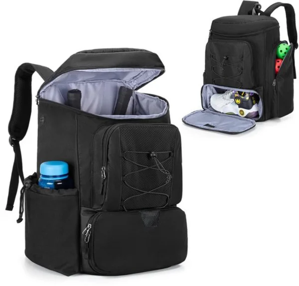 Unyqoos® Ruime en Multifunctionele Pickleball Rugzak met Schoenenvak en Hekhaak voor Sportliefhebbers