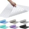 Unyqoos® Antislip douchemat met zuignappen en snel drogend ontwerp voor veilig douchen
