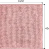 Unyqoos® Zachte en Absorberende Roze Badmat voor Douche en Badkamer van Microvezel, Antislip en Wasbaar, 45 x 45 cm
