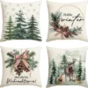 P-87213234381590-20260406113444.webp Unyqoos® Set van vier sfeervolle kerstkussenslopen voor een warme winterse uitstraling