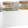 P-87213234387530-20260406102917.webp Unyqoos® Witte opbergdoos voor specerijen zonder boren met zelfklevende montage