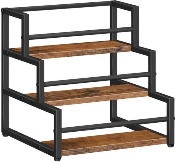 Unyqoos® Drie-laags flessenrek voor wijn en siroop met ruimte voor 12 flessen