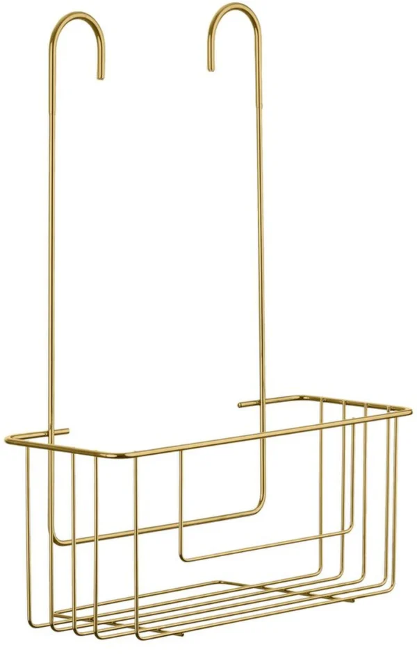 Unyqoos® Gouden douchemand zonder boren voor stijlvolle en praktische badkameropslag