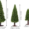 P-87213234467652-20260405140938.webp Unyqoos® Set van 6 realistische miniatuur modelbomen voor creatieve landschapsontwerpen