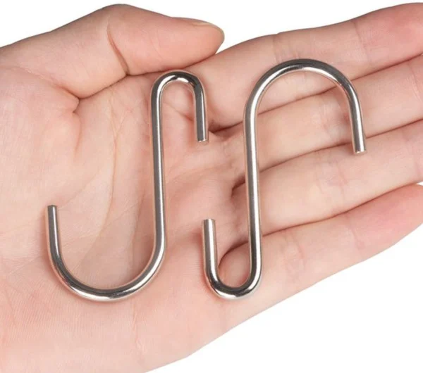 Unyqoos® Set van 32 veelzijdige roestvrijstalen S-haken voor keuken en meer