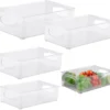 P-87213234485470-20260406100629.webp Unyqoos® Transparante stapelbare organizerset voor koelkast en keuken in 5 maten