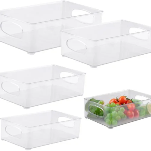 P-87213234485470-20260406100629.webp Unyqoos® Transparante stapelbare organizerset voor koelkast en keuken in 5 maten