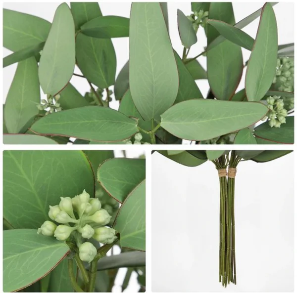 Unyqoos® Onderhoudsvriendelijke Eucalyptus Kunsttakken voor Diverse Decoratiemogelijkheden