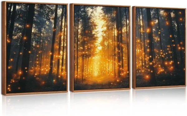 P-87213234536950-20260406123301.webp Unyqoos® Abstracte Botanische Muurdecoratie Set voor Slaapkamer en Woonkamer