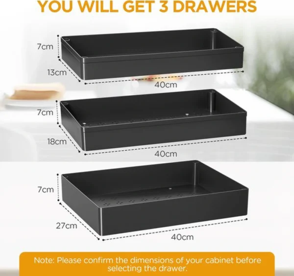 P-87213234538001-20260406100359.webp Unyqoos® Uittrekbare organiser voor keukenlade met stil dempingssysteem en eenvoudige montage