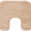 P-87213234548070-20260405135608.webp Unyqoos® Zachte antislip badmat met uitsparing voor staand toilet in zandkleur