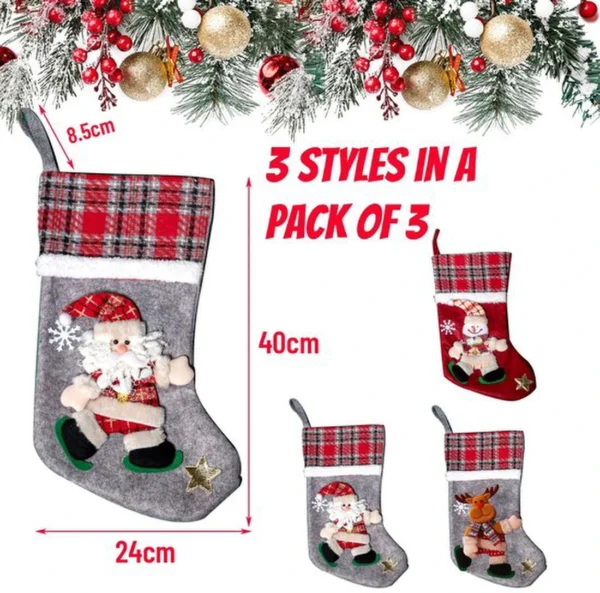 P-87213234554602-20260406092925.webp Unyqoos® Set van drie grote feestelijke kerstsokken voor decoratieve doeleinden