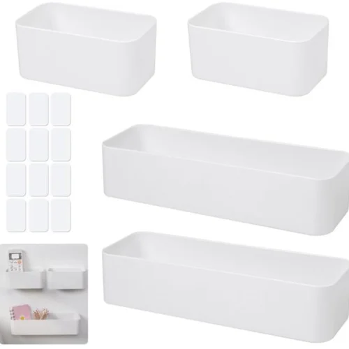 P-87213234573030-20260406082651.webp Unyqoos® Set van 4 zelfklevende opbergdozen voor badkamer en keuken zonder boren