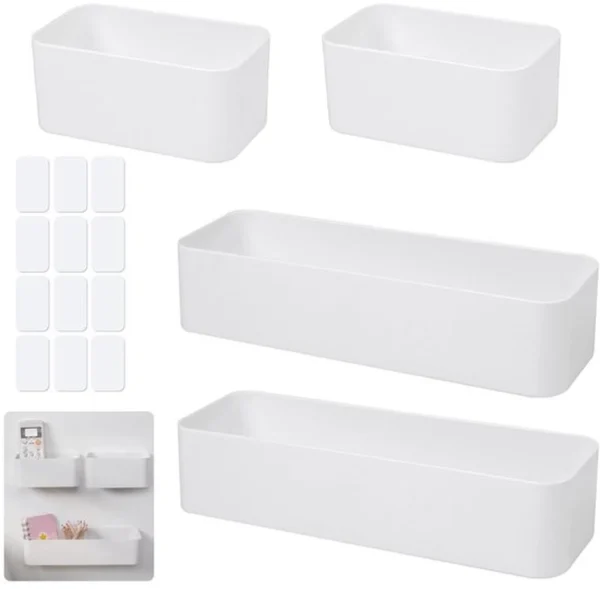 P-87213234573030-20260406082651.webp Unyqoos® Set van 4 zelfklevende opbergdozen voor badkamer en keuken zonder boren