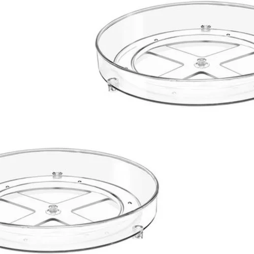 Unyqoos® Draaibare Keuken- en Kastorganizer Set met 360 Graden Rotatie voor Optimaal Ruimtegebruik