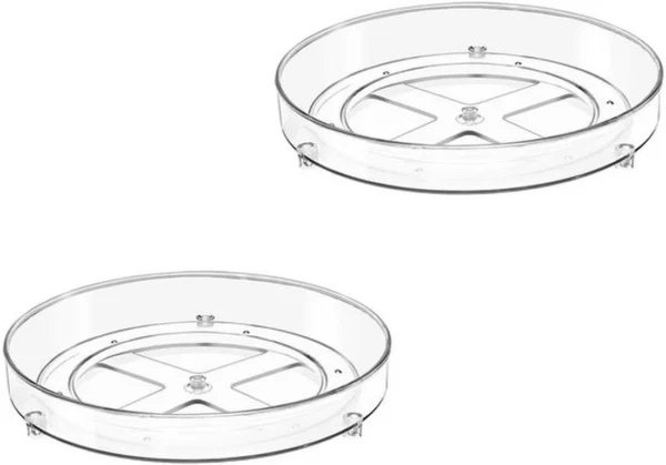 Unyqoos® Draaibare Keuken- en Kastorganizer Set met 360 Graden Rotatie voor Optimaal Ruimtegebruik
