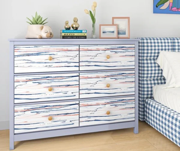 P-87213234590008-20260405112908.webp Unyqoos® Zelfklevende decoratieve meubelfolie met kleurrijke strepen voor veelzijdig gebruik