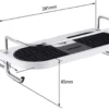 P-87213234600442-20260405173942.webp Unyqoos® Praktische doucheplank met haken voor badkameropslag zonder boren