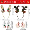 Unyqoos® Set van zes feestelijke kersthaaraccessoires voor kinderen en volwassenen