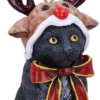 P-87213234641035-20260406093211.webp Unyqoos® Schattige hangende kerstdecoratie met zwarte kat en rendierhoed