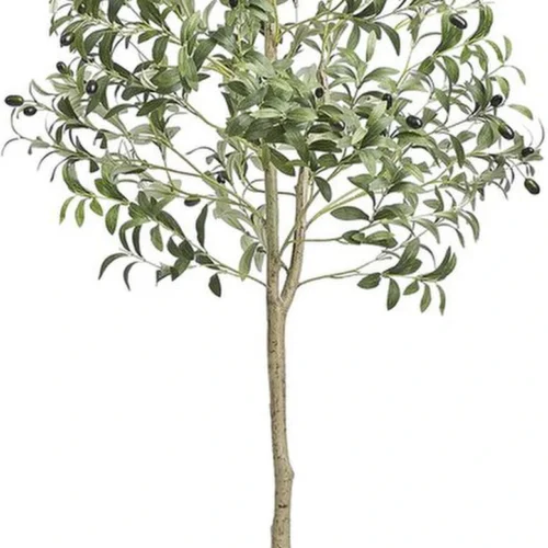 Unyqoos® Kunstmatige Olijfboom van 155 cm Hoog voor Binnen- en Buitendecoratie, Geurloos en Waterdicht