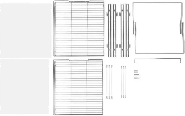 P-87213234698257-20260406100237.webp Unyqoos® Uittrekbare kastorganizer met 2 niveaus voor efficiënte opbergruimte in de keuken