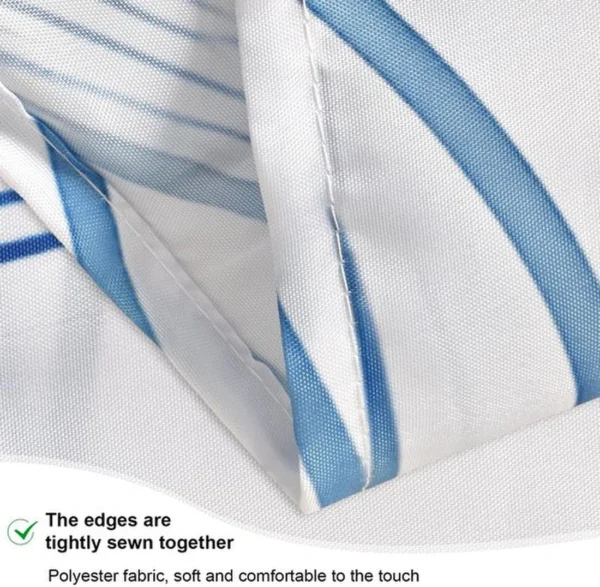 Unyqoos® Decoratief douchegordijn met onderwatermotief en schimmelwerende eigenschappen