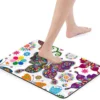 Unyqoos® Decoratieve Antislip Badkamermat met Absorberende Eigenschappen en Sneldrogende Functie, 42 x 60 cm