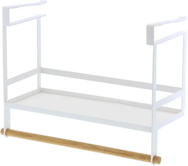 P-87213234740270-20260406101658.webp Unyqoos® Ruimtebesparend kruidenrek van staal en hout voor de keuken