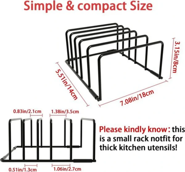 Unyqoos® Set van 2 multifunctionele snijplankhouders voor optimale keukenorganisatie