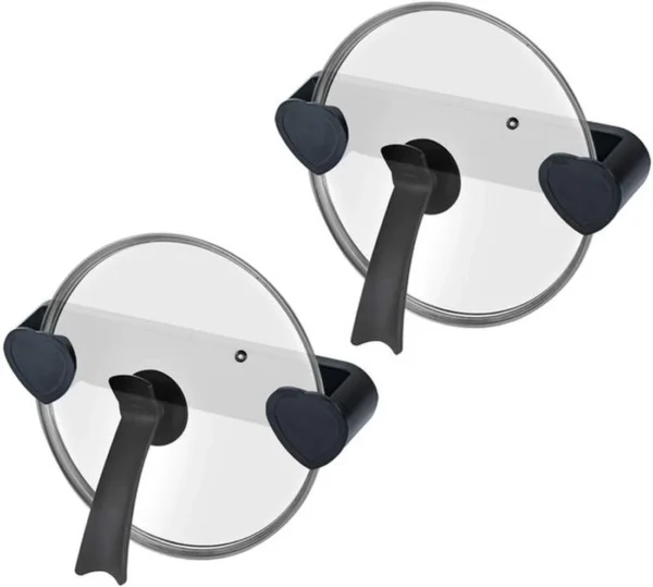 P-87213234769390-20260406095629.webp Unyqoos® Verstelbare pannendekselhouder zonder boren voor muurmontage en ruimtebesparing