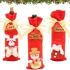 P-87213234838210-20260406093448.webp Unyqoos® Set van drie herbruikbare kerstflessenzakken voor feestelijke tafeldecoratie