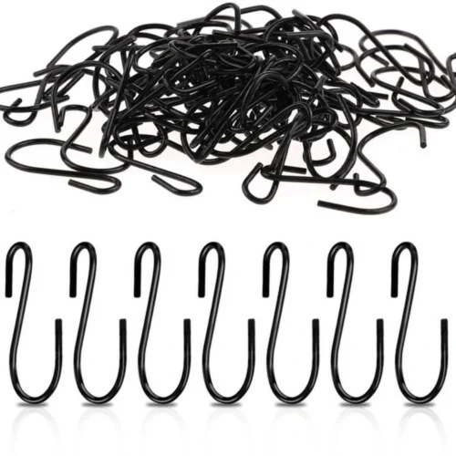 P-87213234843540-20260406121141.webp Unyqoos® Set van 60 compacte metalen S-haken voor veelzijdig ophanggebruik