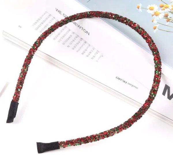 Unyqoos® Feestelijke haarband met pailletten voor kerst en andere gelegenheden
