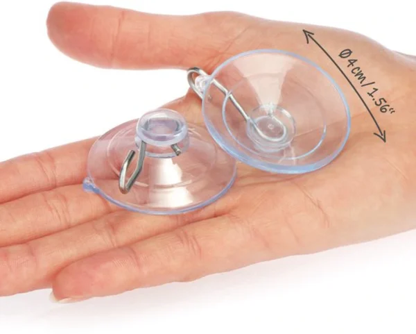 P-87213234887893-20260406121340.webp Unyqoos® Set van 20 universele zuignappen met metalen haken voor diverse toepassingen
