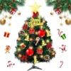 Unyqoos® Compacte kerstboom met sfeervolle verlichting en decoraties voor binnen