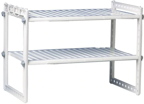 P-87213234908500-20260406094504.webp Unyqoos® Verstelbaar opbergsysteem voor keuken en badkamer met afneembare planken