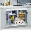 P-87213234908502-20260406094508.webp Unyqoos® Verstelbaar opbergsysteem voor keuken en badkamer met afneembare planken