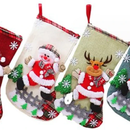 Unyqoos® Charmante Kerstdecoratie Sokken Set voor Huis en Boom Versiering