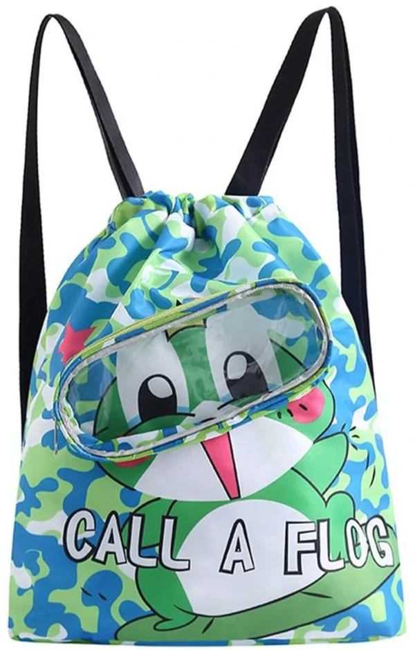 Unyqoos® Waterbestendige Zwemtas voor Kinderen met Cartoon Design en Afzonderlijk Schoenenvak