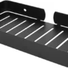 Unyqoos® Zwart Afvoerrek en Wandhouder voor Badkamer en Keuken met Handdoekhaken