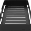 Unyqoos® Zwart Afvoerrek en Wandhouder voor Badkamer en Keuken met Handdoekhaken