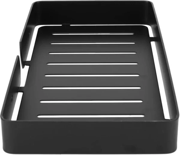 Unyqoos® Zwart Afvoerrek en Wandhouder voor Badkamer en Keuken met Handdoekhaken