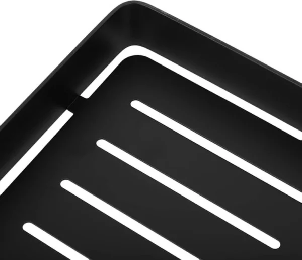 Unyqoos® Zwart Afvoerrek en Wandhouder voor Badkamer en Keuken met Handdoekhaken