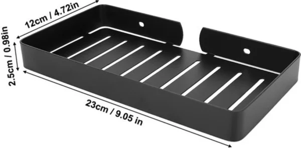 Unyqoos® Zwart Afvoerrek en Wandhouder voor Badkamer en Keuken met Handdoekhaken