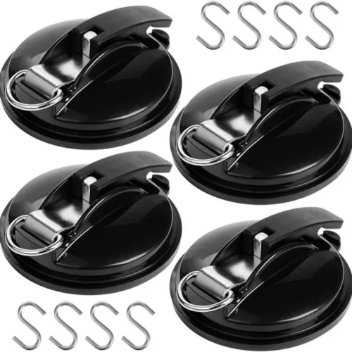 P-87213235004670-20260406115125.webp Unyqoos® Set van vier multifunctionele autozuignappen met S-haken voor veelzijdig gebruik