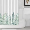 Unyqoos® Verfrissend Douchegordijn met Botanisch Motief voor Stijlvolle Badkamerinrichting