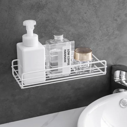P-87213235025150-20260406101916.webp Unyqoos® Zelfklevend metalen kruidenrek en doucheplank voor keuken en badkamer