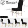 P-87213235030243-20260405184344.webp Unyqoos® Set van twee elastische stoelhoezen voor veelzijdige decoratie en bescherming